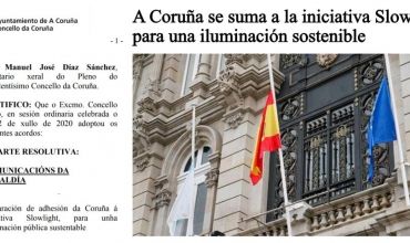 Adhesión de A Coruña a la iniciativa Slowlight